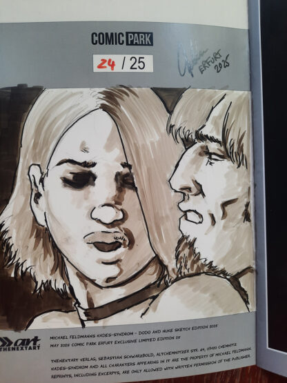 Michael Feldmann's Hades-Syndrom Dodo and Nuke Sketch Edition 2025 Comic Park Erfurt 24/25 Sketch – Bild 2