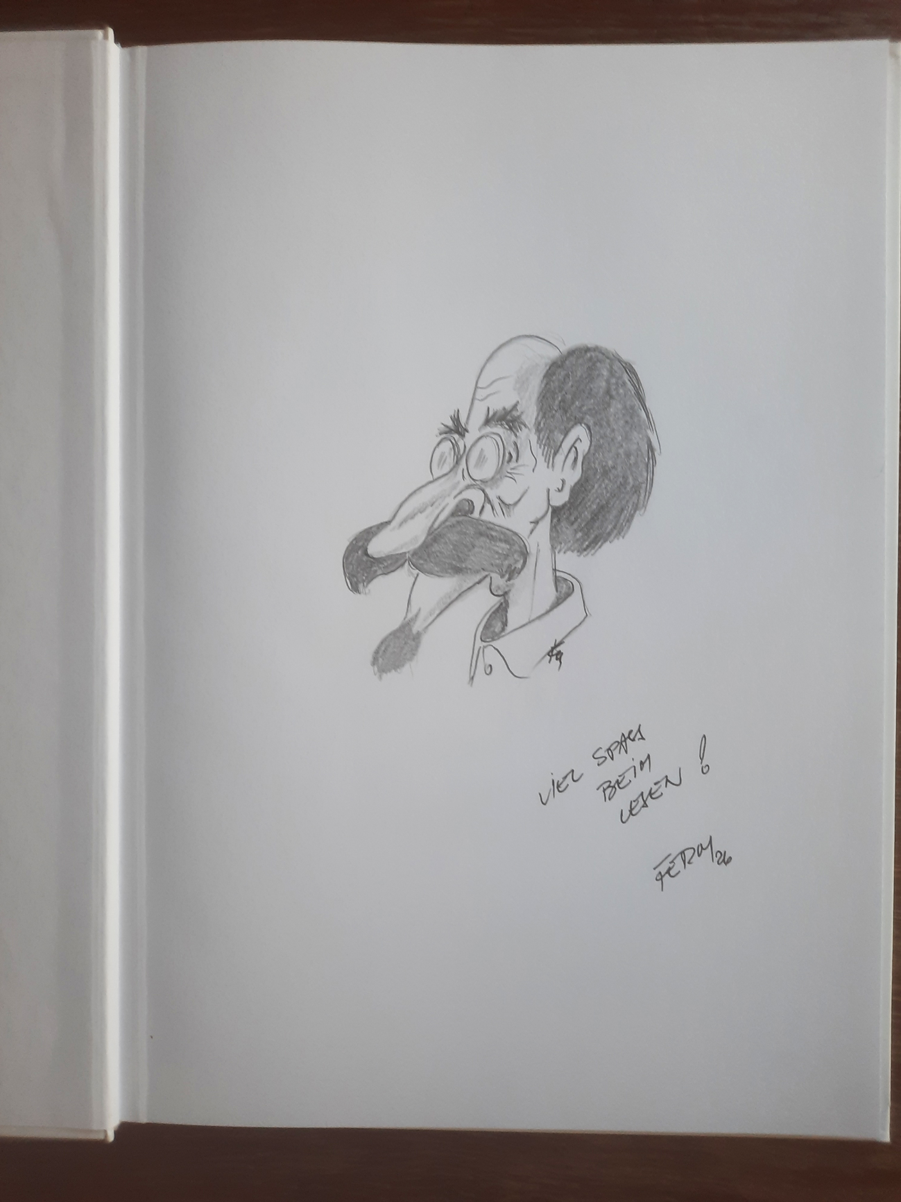 Das kleine Volk - Die lange Wanderung A4 HC mit Sketch von Fern – Bild 2