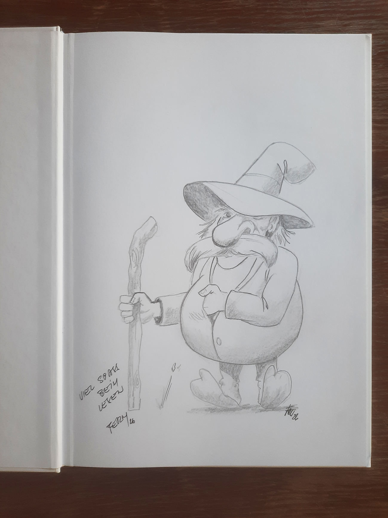 Das kleine Volk - Die lange Wanderung A4 HC mit Sketch von Fern – Bild 2