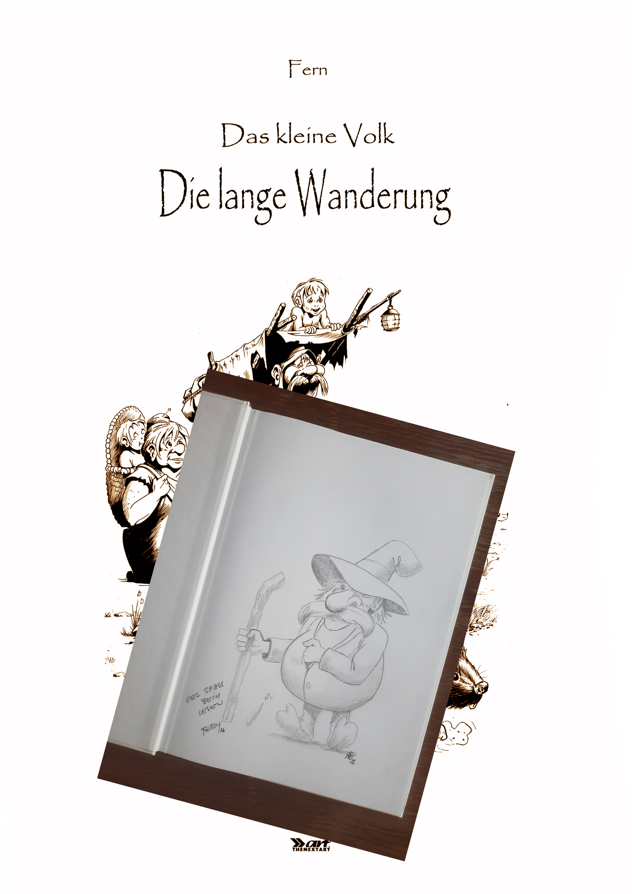 Das kleine Volk - Die lange Wanderung A4 HC mit Sketch von Fern